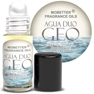 MOBETTER FRAGRANCE OILS Agua Duo Geo 1 Oz Perfume Fragrance Body Oil for Men