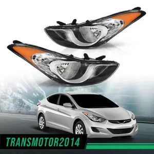 Fit For 2011-2013 Hyundai Elantra Halogen Headlamp 1 Pair Headlights Assembly G-PLUS Fit For 2011-2013 Hyundai Elantra Halogen Headlamp 1 Pair Headlights Assembly G-PLUS
