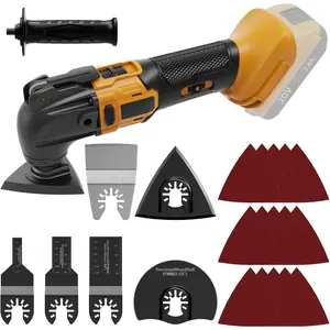 Oscillating Multi Tool for DeWalt 20v Max Battery, Brushless, 6 Variable Speed, Cordless Oscillating Tool, Multiusos, 22 Pcs Multi Tool Kit Cutting, Sanding, Scraping (Battery Not Included)