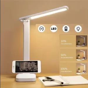 Eye Protection Led Desk Lamp 4000mAh Rechargeable  Reading Lamp Dimmable 3  Lighting Modes, 5 Brightness Levels Study Desk Lamp Suitable for Home Office Dormitory Gift for Girl Boy Students, Children