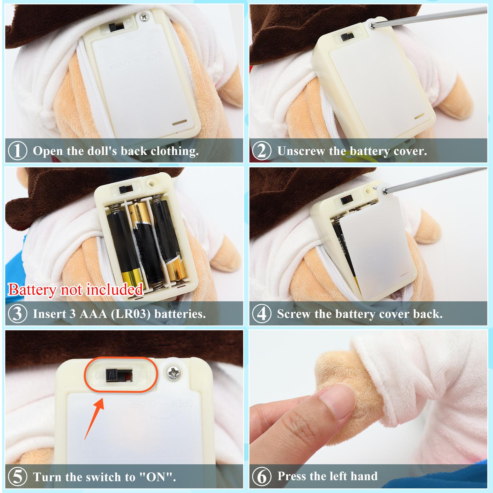 Yelakey Jesus Plush Speaks 20 of Jesus' Bible Verses and 3 of Bible Music Jesus Doll Stuffed Animal to Teach Suitable for Church Sunday School Religious Easter Gift ,OutdoorFun