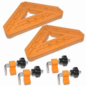 Corner Clamp for Woodworking, 90 Degree Corner Clamp, 2Pack  Alloy Right Angle Woodworking Tools, Positioning Squares for Picture Frame, Box, Cabinets, Drawers