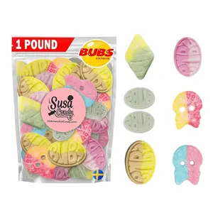 Bubs Swedish Candy Sweet Sour Mix 1 lb Pound Vegan Friendly Gluten Free Bonbon Snack