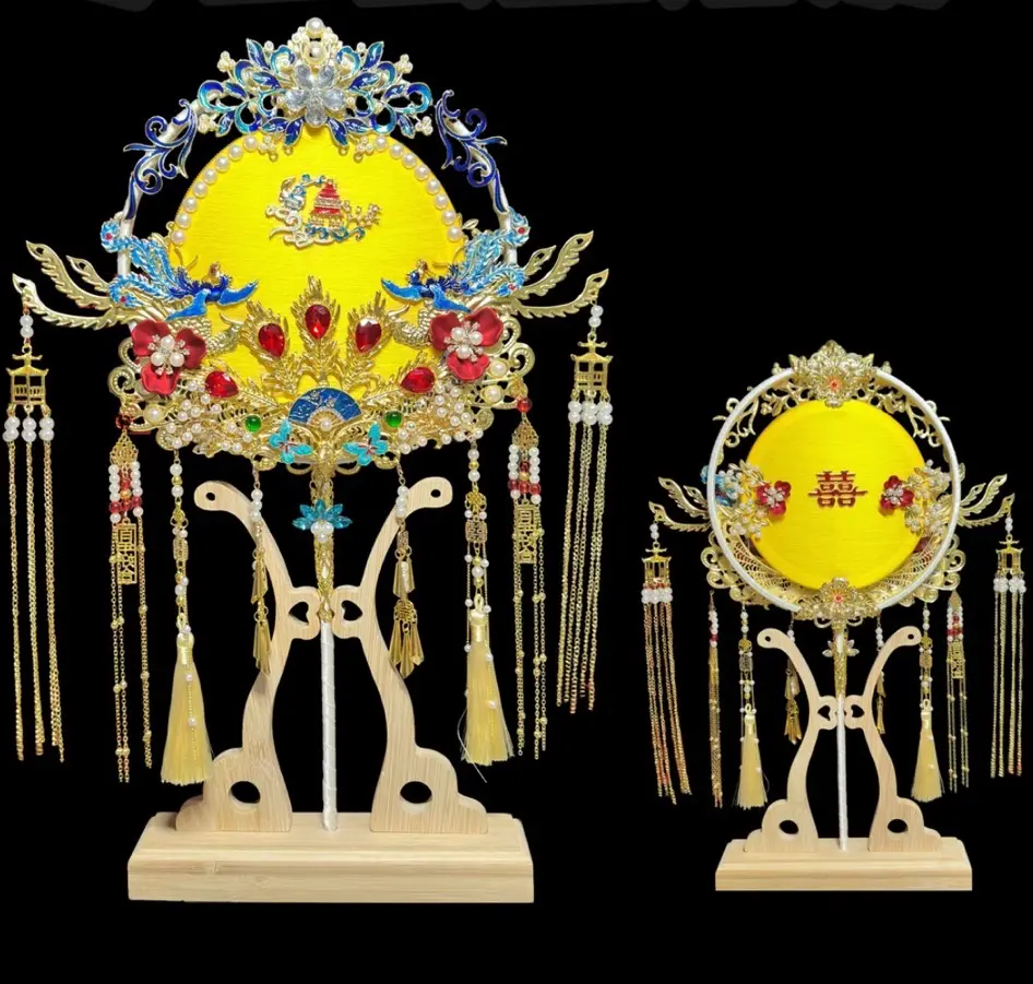 Chinese Handmade Wedding Silk Fans