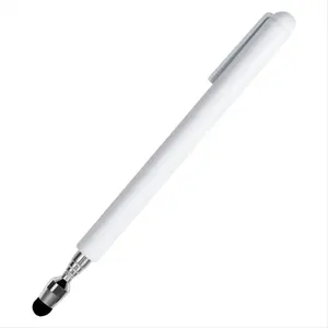Universal Telescopic Stylus Pen for Touch Screens,Retractable Pointer Stick & Stylus with Special Flocking Tip (White)
