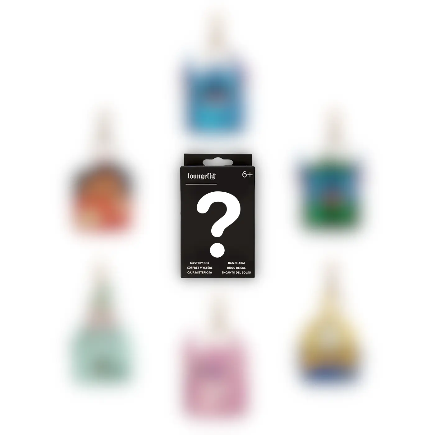 Mystery Loungefly Miniature Keychain Bag Charm - Surprise Randomized Attachable Collectible Purse Charm for Loungefly Fans, Display-Worthy Accessory