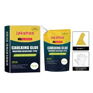 Jakehoe Concrete Crack Waterproof Repair Sealant, Ground Crack Outdoor Tile Crack Repair Adhesive