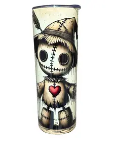 Scarecrow Love - 20oz oz 20 oz. 20oz. - Skinny Straight Sublimation Tumbler - Amy's Tumbler Junkies - Your Favorite Tumbler Shop!