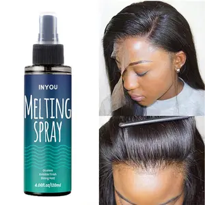 Lace Melting Spray And Holding Spray, Extra Hold Melting Spray for Lace Wigs, Wig Melting Spray Strong Natural Forming Hold with Fast Drying/No Residue