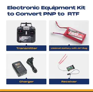 Electronic Equipment Kit to Convert PNP to RTF (1300mAh Battery with XT60 Plug)for 1220mm Ranger/2300m Fox