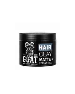 GOAT Luxury Line Hair Clay Matte Strong Hold - Matte Natural Finish No Shine for Structured & Messy Styles - Enriched with Kaolin Clay & Beeswax - Ideal for Short to Medium Hair Lengths