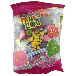 Palelocas Paletas de Caramelo Macizo Hard Candy Lollipops 25 pcs Dairy-Free Caramel Flavored Modern Style 13 oz Bag from Mexico Snack
