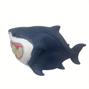 Shark Statue Interesting Shark Bee Statue Small Resin Animal Desktop Decoration, Suitable for Home Living Room Office