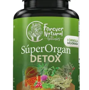 Forever Natural Botanics SuperOrgan Detox - 90 Capsules for Liver Kidney Blood & Constipation Relief - Herbal Formula Made in US Healthcare Dietary Supplement Absorbable Supplements