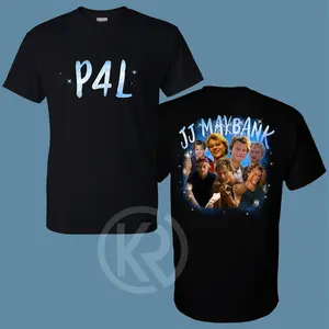 JJ Maybank P4L Front & Back shirt, Outer Banks Pogue Life Beach Tee, Poguelandia, Heavy Cotton Adult T-Shirt