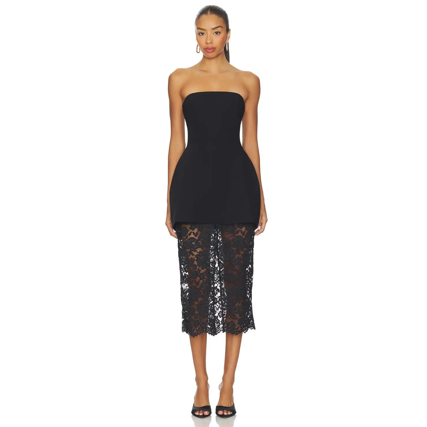 Amanda Uprichard Jada Dress in Black