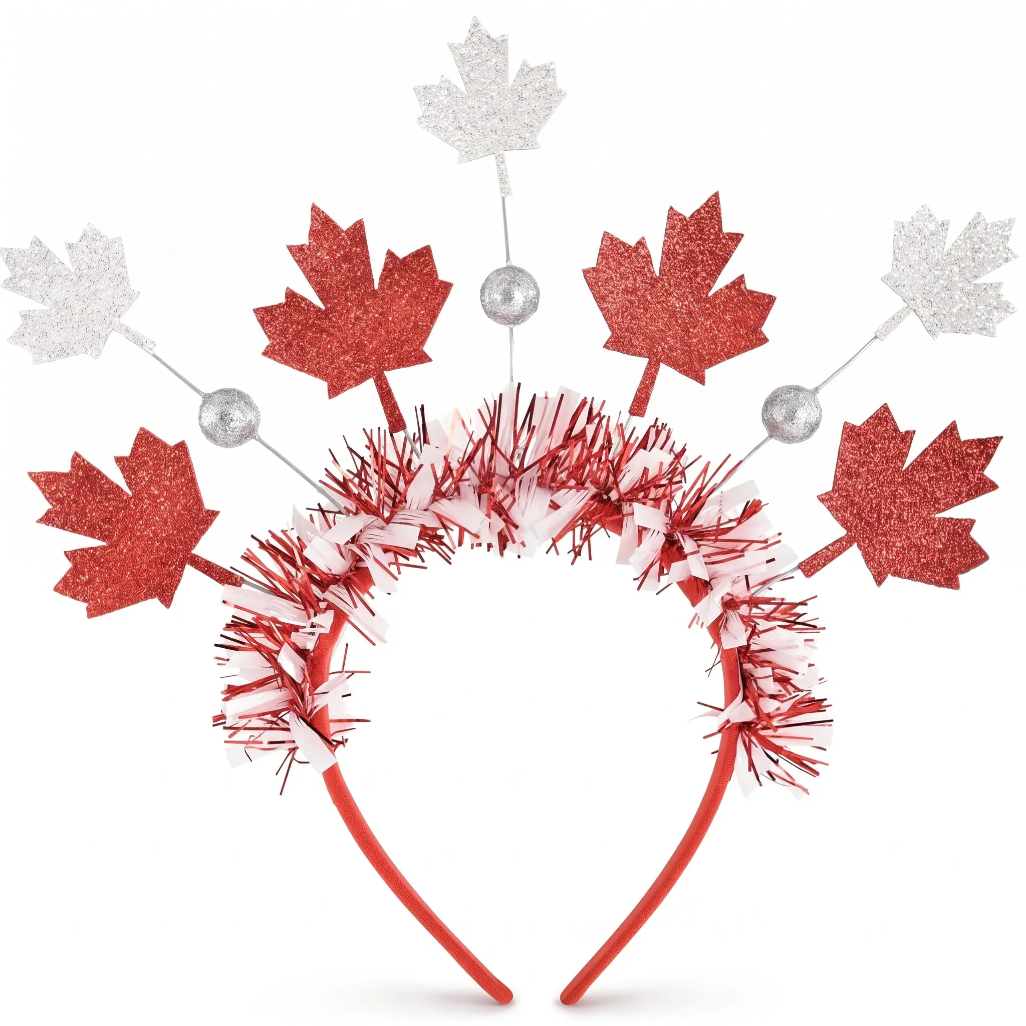 Canada Day Deluxe Tinsel Headband