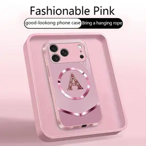 Suitable for [iPhone 17 Pro] high-end MagSafe phone case，Features a magnetic attachment function, premium design that is both practical and affordable—choose from all 26 letters.YM99