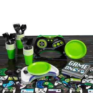 Gamer Party Tableware Kit for 24