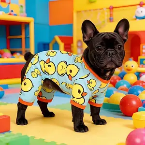 Dog Clothes, Lightweight Soft Onesie, Printed Puppy Four-Legged, Suitable for Chihuahua Yorkshire Terrier, Cat Apparel