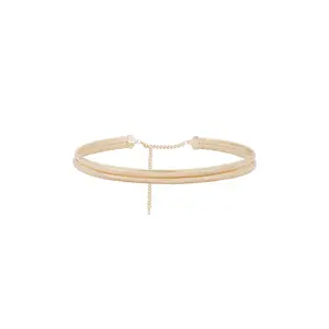 Ettika Wrap Around Flex Snake Chain Belt in Gold