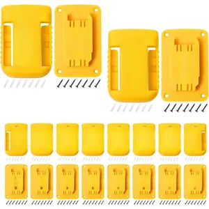 Tool Holders for Dewalt 20V/12V Drill Tool Mount,Heavy-Duty ABS Wall Organizer Rack with Screws, Drill and Battery Holder Mount for Garage, Workshop, Job Site