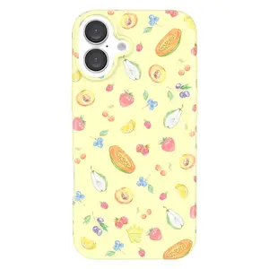 Cute fruit-themed iPhone case, compatible with iPhone 17-11, Pro Max, Pro Plus and Samsung S25-22.