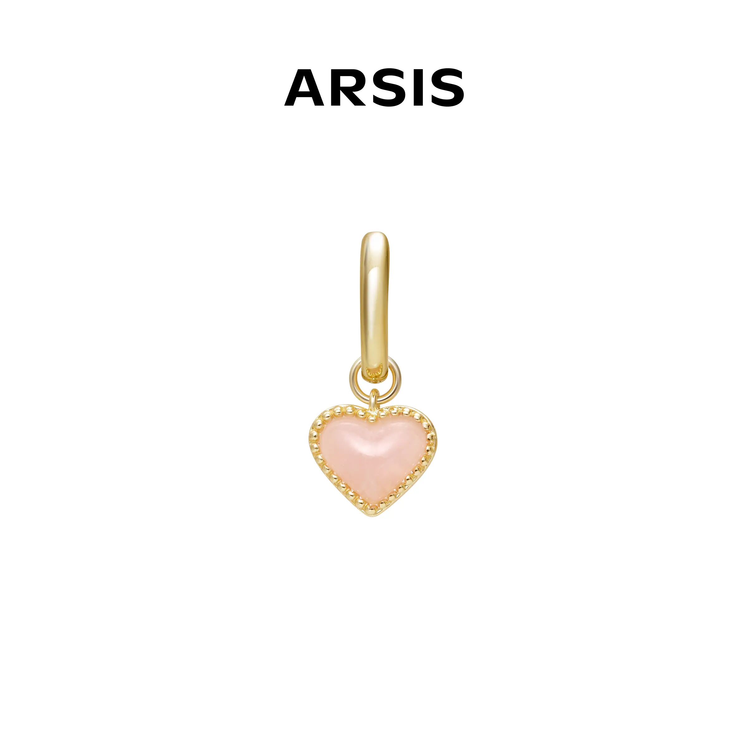 Imprint-Single Charm Earring [Arsis Jewelry]