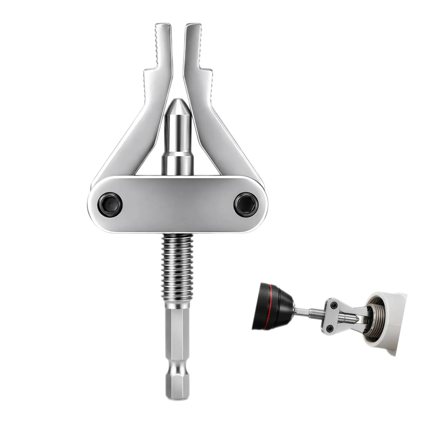 Professional Pipe Nipple Extractor Set – Heavy-Duty Damaged Thread Remover for Faucets, Valves and Water Lines