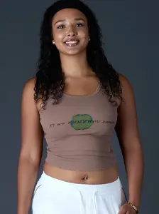 Women's Trendy Tank Top - Sleeveless Stretchy Comfortable Cute Graphic Design Back Trendy Style