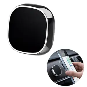 The car magnetic mount uses a strong magnet, sticks firmly without waiting, provides stable support without shaking, fits various phones of different sizes, is convenient for one-handed operation, making driving navigation easier.
