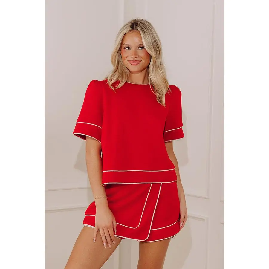 Park Day Chic Scuba Top