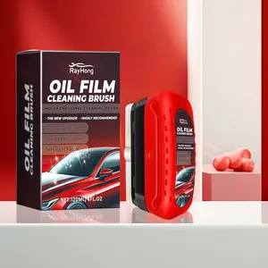 120ml Car Windshield Cleaning Agent, Oil Film Remover, Watermark Remover & Degreaser, Automotive Glass Cleaner, Car Detailing Cleaning Kit