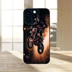 Off-road Motorcycle Stunt Pattern Phone Case/for iPhone 17 Air/16 Plus/15 Pro Max/14 Pro/13/12/11 and Other Mobile Phone Cases//Stunt Enthusiasts/MS531
