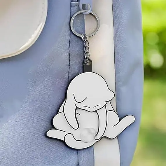 Mischief Cat Interactive Keychain, Cat Play with Its Spinning
