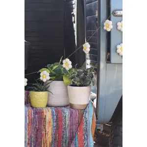 Felt Flowers Garland