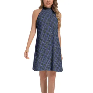 DOCHI Signature Midi Dress - Blue