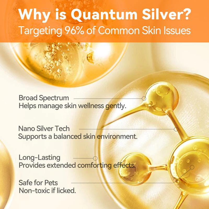 Hot Spot Treatment for Dogs, Gentle Soothing Balm for Dogs, with Quantum Silver and Coconut Oil, Formulated to Nurture & Comfort Dry, Sensitive Skin