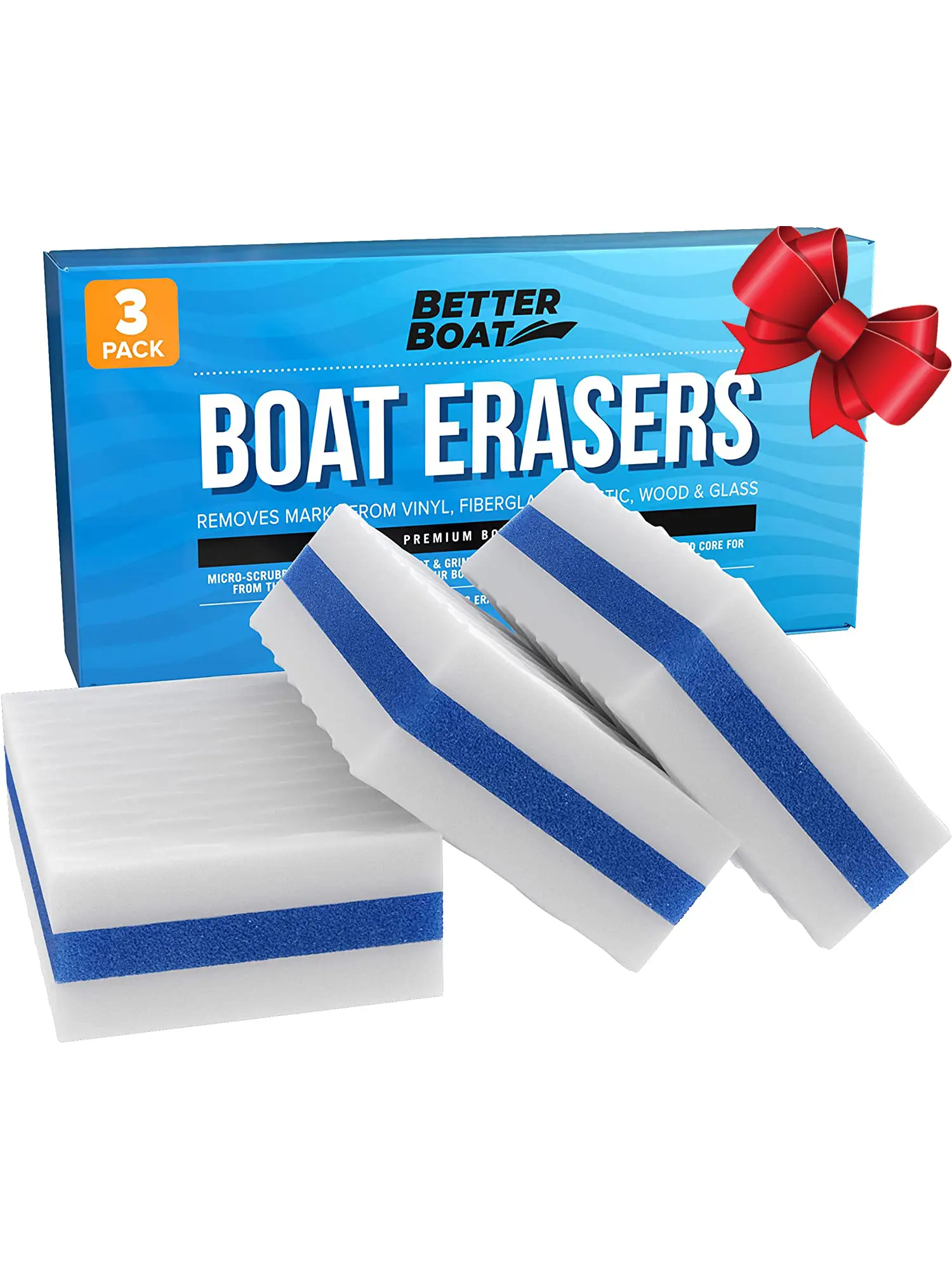 Magic Boat Eraser Boating Accessories Gifts for Cleaning Boat Accessories or Gift for Pontoon Fishing Jon Boats Vinyl Boat Cleaner Cleaning