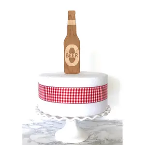 Beer Bottle Cake Topper