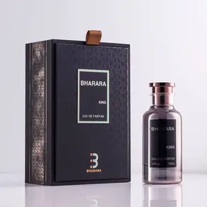 Bharara King Eau De Parfum 100ML Long Lasting Floral Masculine Fragrance for Men with Spicy Woody Citrus Notes