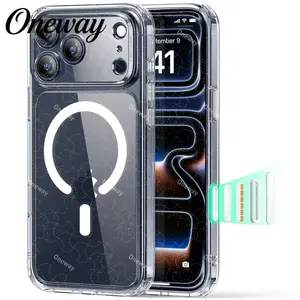 ESR for iPhone 17 Pro Max/Pro/Air Case, Camera Control, Compatible with MagSafe, Shockproof Military-Grade Protection, Magnetic Phone Case for Phone 2025, Classic Hybrid Case (HaloLock)