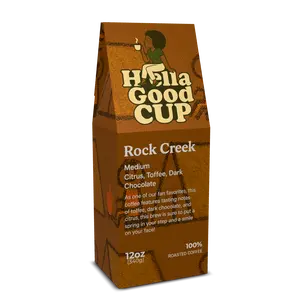 Rock Creek – Medium Roast Coffee 12oz Citrus Toffee Dark Chocolate Flavor Smooth Energizing Daily Drink Beverage
