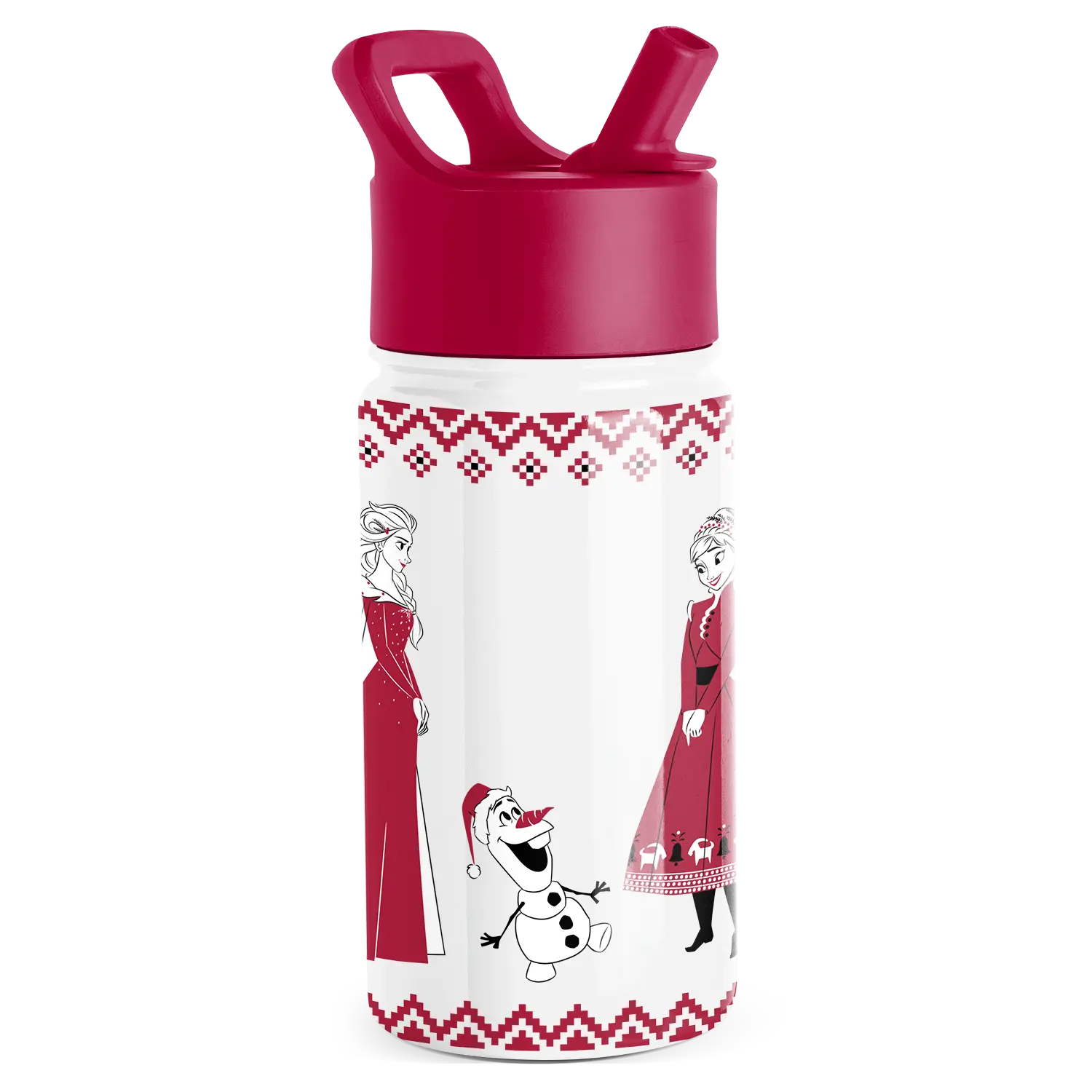 Frozen Red Dress Winter