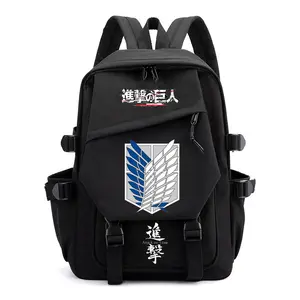 Anime Peripheral Attack On Titan ins School Bag Japanese Retro Backpack Backpack