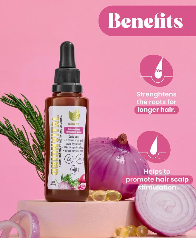 Natural Sant - 2 Onion, Rosemary and Biotin sets + Onionvital Serum KIT + FREE SCALP MASSAGER | Black Friday special