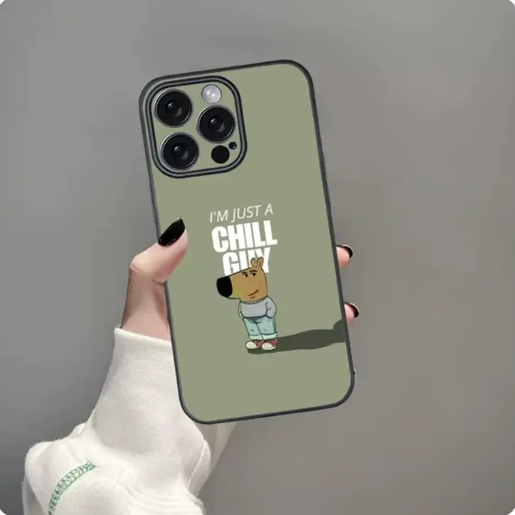 Chill guy phone case _ Any phone _ different colors _ great quality