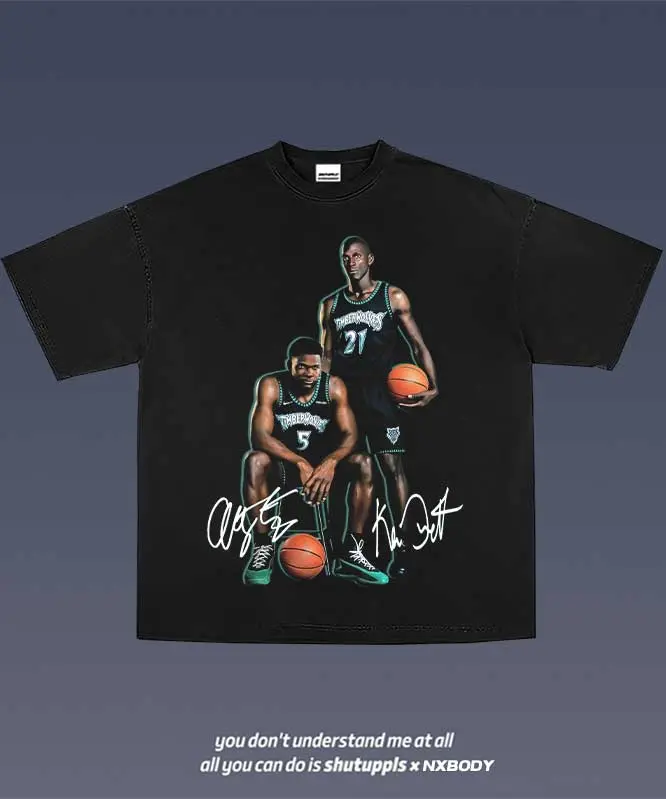 ANTHONY EDWARDS / KEVIN GARNETT 1.0 Tee - Sports T-Shirt - Gift For Fan