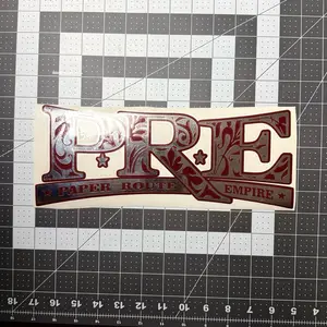 P.R.E Paper Route Empire Car Sticker