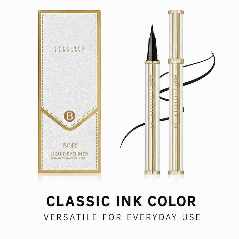 Women’s Waterproof Lambskin Eye Pencil Cosmetic - Classic Eyeliner, Waterproof Liners, Single Tip Eyeliner, Long-Lasting, Smudge-Proof, Ultra-Smooth Thick Tip, Dry Lid Safe, Beginner-Friendly, Professional-Grade for Precise Lines, Daily Makeup Essential W